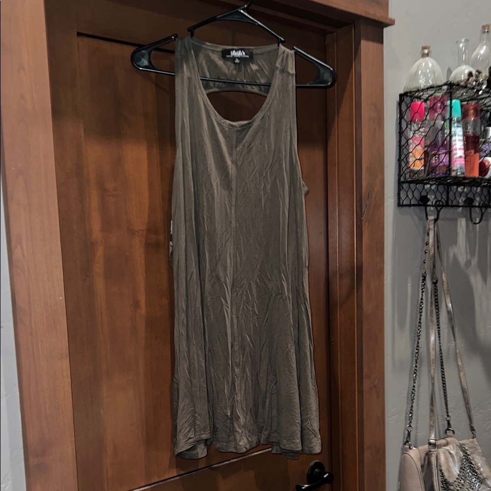 Lulu’s Tank Dress w/ Back Cut-out Detail